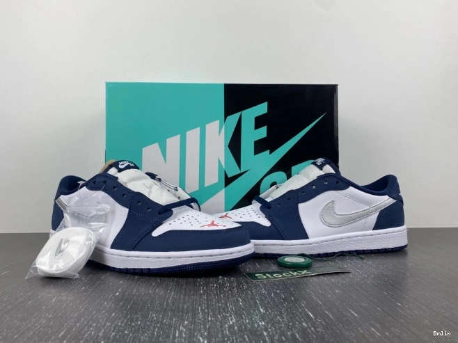 Bmlin Midnight Navy CJ7891-400 1 SB Low Jordan 0709